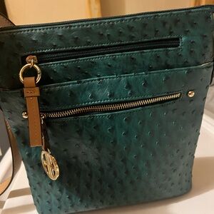 Giani Bernini Greenish Textured Shoulder Bag